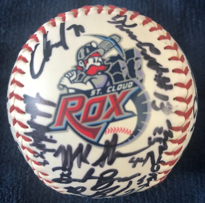 #ad 2016 St. Cloud Rox Autographed Baseball 38 Signatures with T.J. Friedl $20.00