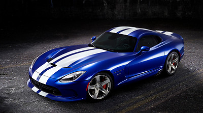 #ad 2013 DODGE VIPER GTS CAR POSTER PRINT 20x36 HI RES 9 MIL PAPER $34.95