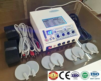 #ad Electrotherapy 4 Channel Physiotherapy Pulse Massager Machine For Prof. Home Use $135.00