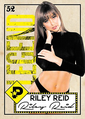 #ad Riley Reid Legend Custom Art Card Limited By MPRINTS $6.00