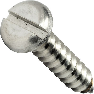 #ad #4 x 1 4quot; Pan Head Sheet Metal Screws Stainless Steel Slotted Drive Qty 100 $9.00