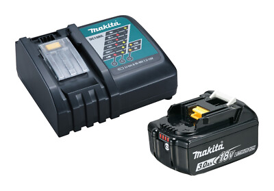 #ad Makita 191A24 4 Kit 18V 1 Battery BL1830B 3.0Ah Single Charger DC18RC $188.99