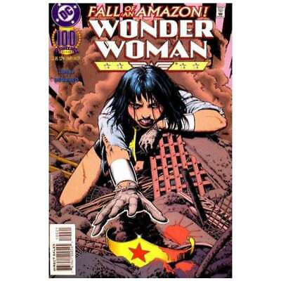 #ad Wonder Woman 1987 series #100 Cover 2 in Near Mint condition. DC comics r{ $11.36