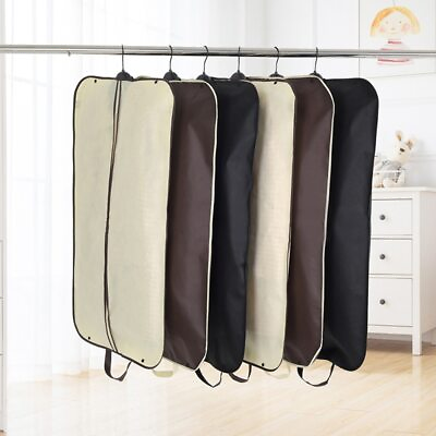 #ad Coat Suit Storage Bag Non woven Fabric Inside with Handle Dustproof for Travel $27.19
