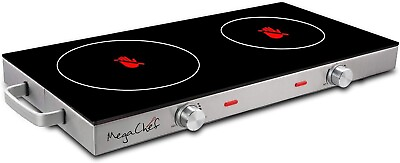 #ad Burner Hot Plate Electric Double Burner Hot Plate Cooktop Cooking Stove 2000w $89.35
