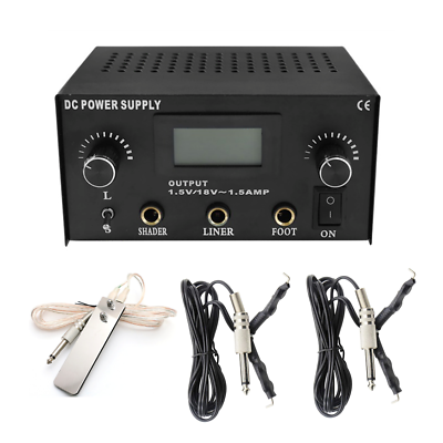 #ad Tatmax Digital Dual Power Supply with 2 Clip Cords amp; Foot Pedal $19.95