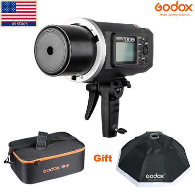 #ad US Godox AD600BM 600W HSS 1 8000s 2.4G Outdoor Studio Flash Light Case Softbox $537.81
