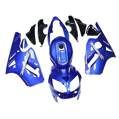 #ad Fairing Kits for Kawasaki Ninja ZX12R2002 2006 Blue Black ABS Injection Bodywork $443.95