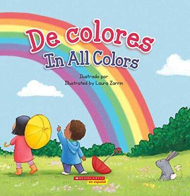 #ad De De colores In All Colors Bilingual Spanish and English Edition GOOD $4.98