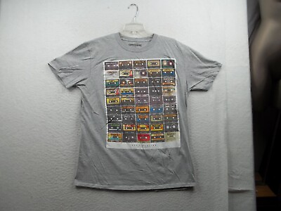 #ad Supreme Being Cassetts Mens Gray Graphic T Shirt Size Large $11.91