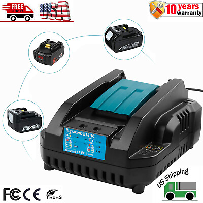 #ad For Makita 18V Li ion Battery Charger BL1860 With LED L1830 BL1850 BL1840 Tool $18.49