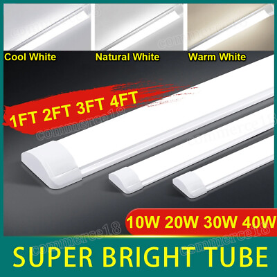 #ad 1FT 2FT 3FT 4FT LED Batten Tube Light Shop Lights Workbench Garage Ceiling Lamp $16.99