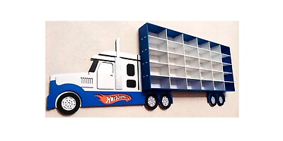 #ad Hot Wheels storage Display Showcase for 30 car Playroom storage for kids $270.00