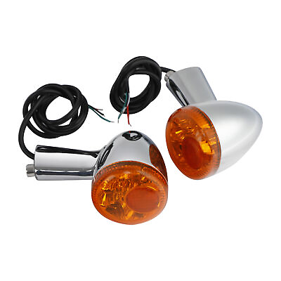#ad #ad Rear Turn Signals LED Amber Light Fit For Harley Sportster 883 1200 1992 2022 US $34.50