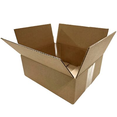 #ad 100 7x5x5 Cardboard Paper Boxes Mailing Packing Shipping Box Corrugated Carton $38.65