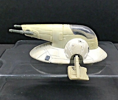#ad Vintage 1980 Star Wars Micro Machines Slave One Ship With Boba Fett In Cockpit $35.00
