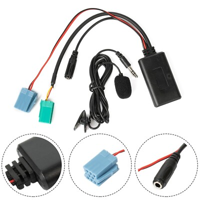 #ad Hot Sale Adapter Plug 1 Pcs set AUX Stereo Audio Car For Renault 2005 11 $12.65