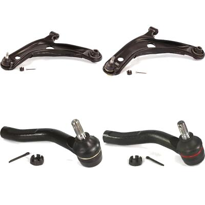 #ad For Toyota Yaris Prius C Front Suspension Control Arm Assembly amp; Tie Rod End Kit C $192.38