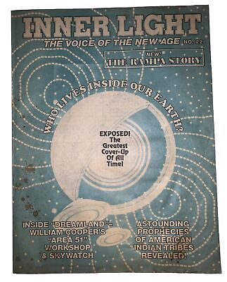 #ad 1992 INNER LIGHT MAGAZINE ISSUE NO 22 THE VOICE OF THE NEW AGE UFOS ALIENS $77.00