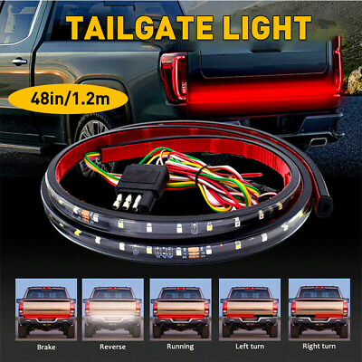 #ad 48quot; LED STRIP TAILGATE LIGHT REVERSE BRAKE SIGNAL FOR CHEVY FORD DODGE TRUCK EOA $11.99