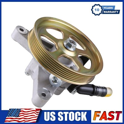 #ad 1X POWER STEERING PUMP FOR 05 08 HONDA PILOT 3.5L 04 08 ACURA TL 3.2L W PULLEY $93.74