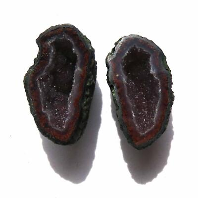 #ad Tabasco Mexican Geode Polished Halves for Earrings Jewelry and Display TAB621 $12.00