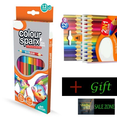 #ad Triangular Shape Brighter Colours amp; Extra Strong Point Color Pencils 24 colors $24.59