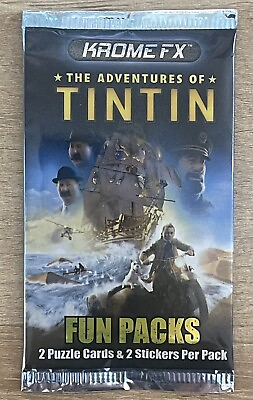 #ad The Adventures of Tintin 2011 Krome FX One Sealed Pack 1x ULTRA RARE $10.79