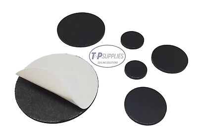 #ad Adhesive Rubber Magnetic Magnet Disc Dots Craft 1.5mm thick x4 thick Pick Size GBP 2.62