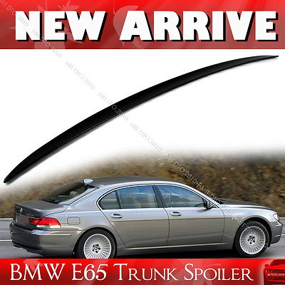 #ad Fit For BMW 4DR Sedan E65 E66 M Look 7 Series Trunk Lip Spoiler 2008 Painted $116.00