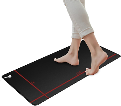 #ad Grounding Mat Better Sleep Anxiety Relief Pain Reduction 23.6quot;x13quot; Includes Cord $31.89