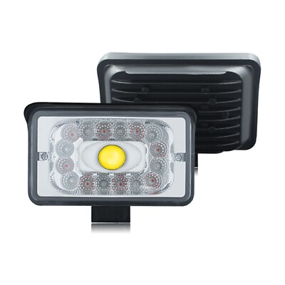 #ad Car LED Headlight 3 inch Work Light Two color Flashing Off road Vehicle Light $15.57