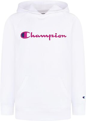#ad Champion Kids Clothes Sweatshirts Girls Youth Heritage Fleece Pull On Hoody Swea $48.37
