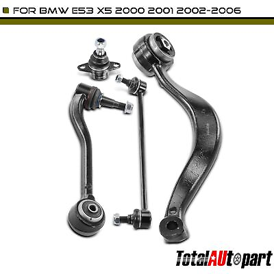 #ad 4x Control Arms w Ball Joints amp; Sway Bar Link for BMW E53 X5 00 06 Front Left $78.99