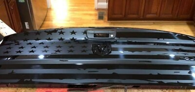 #ad Tattered American Tailgate Flag .. VINYL. Compatible with Ford Chevy Toyota $66.95