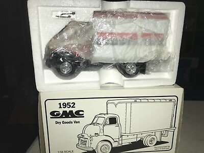 #ad 1st Gear 1952 GMC Dry Goods Van Delivery Truck “GMC Engine” Die Cast 1:34 Scale $20.00