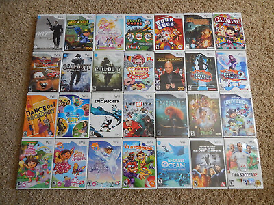 Nintendo Wii Games You Choose from Huge List $7.95 Each Buy 3 Get 4th 50% Off $7.95