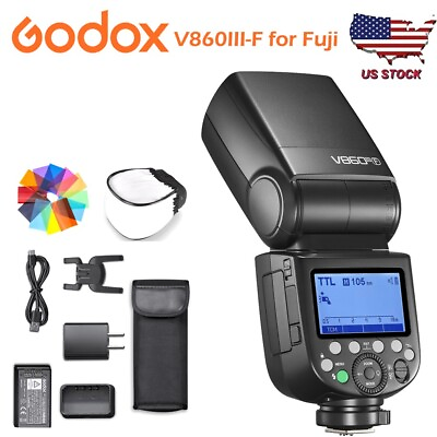 #ad Godox V860III F 2.4G TTL Li ion Battery Wireless Camera Flash Speedlite for Fuji $178.00