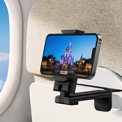 Universal Portable Travel Folding Airplane Desk Flight Flying Phone Holder Stand $7.95