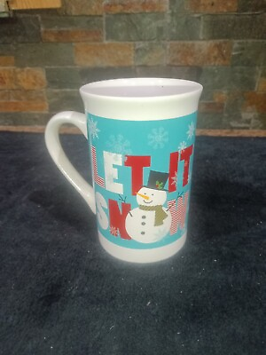 #ad Royal Norfolk quot;Let It Snowquot; Ceramic Coffee Mug $20.00