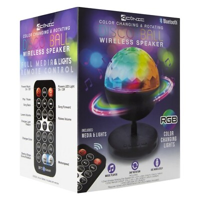 #ad Bluetooth Speaker RGB LED Stage Light Strobe Disco Party DJ Ball Lamp W Remote $499.50