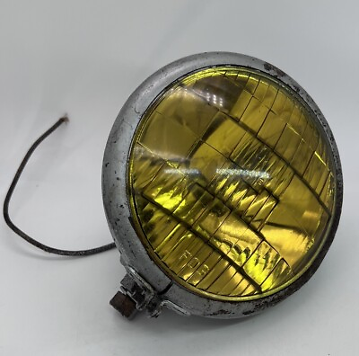 #ad Vintage MAZDA Amber GE Fog Lamp Light Made in USA Untested $29.99
