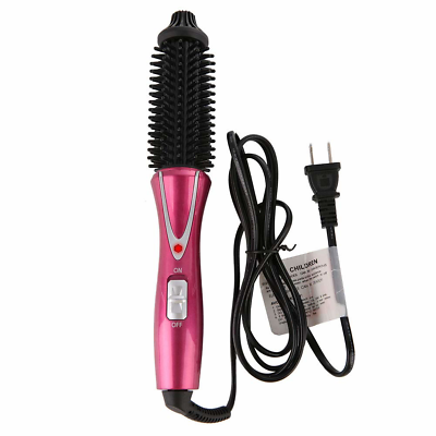 #ad Curling Iron Foldable Hot Air Brush Electric Heated Roller Blower Dryer Brush An $64.20