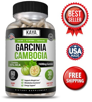 #ad Garcinia Cambogia Extract Premium Fat Burning 95% HCA Natural Weight Loss $9.98