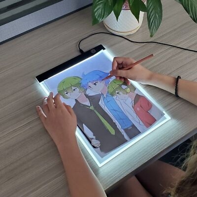 #ad A4 Light Drawing Copy Tracing Board Painting Table Stencil Display Dimmable Led $15.37