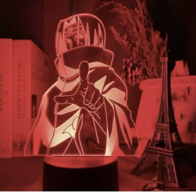 Naruto Anime Itachi Uchiha LED 7 Colour Night Light Touch Table Lamp $16.96