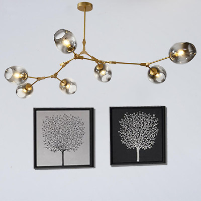 #ad Modern Light Glass LED Tree Branch Ceiling Light Pendant Lamp Fixture Chandelier $96.59