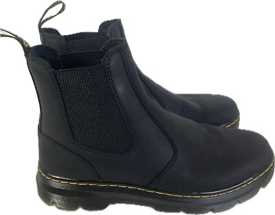 #ad Dr. Doc Martens Air Wair Embury Black Chelsea Slip On Boot Womens Size 12 Men 11 $74.97