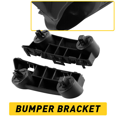 #ad Black Bumper Support Brackets Front Driver amp;Passenger For 2014 2021 Infiniti Q50 $16.99