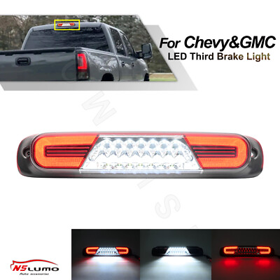 #ad For 99 07 Chevy GMC 1500 2500 3500 Classic Red LED Third Brake Tail Cargo Lights $49.99